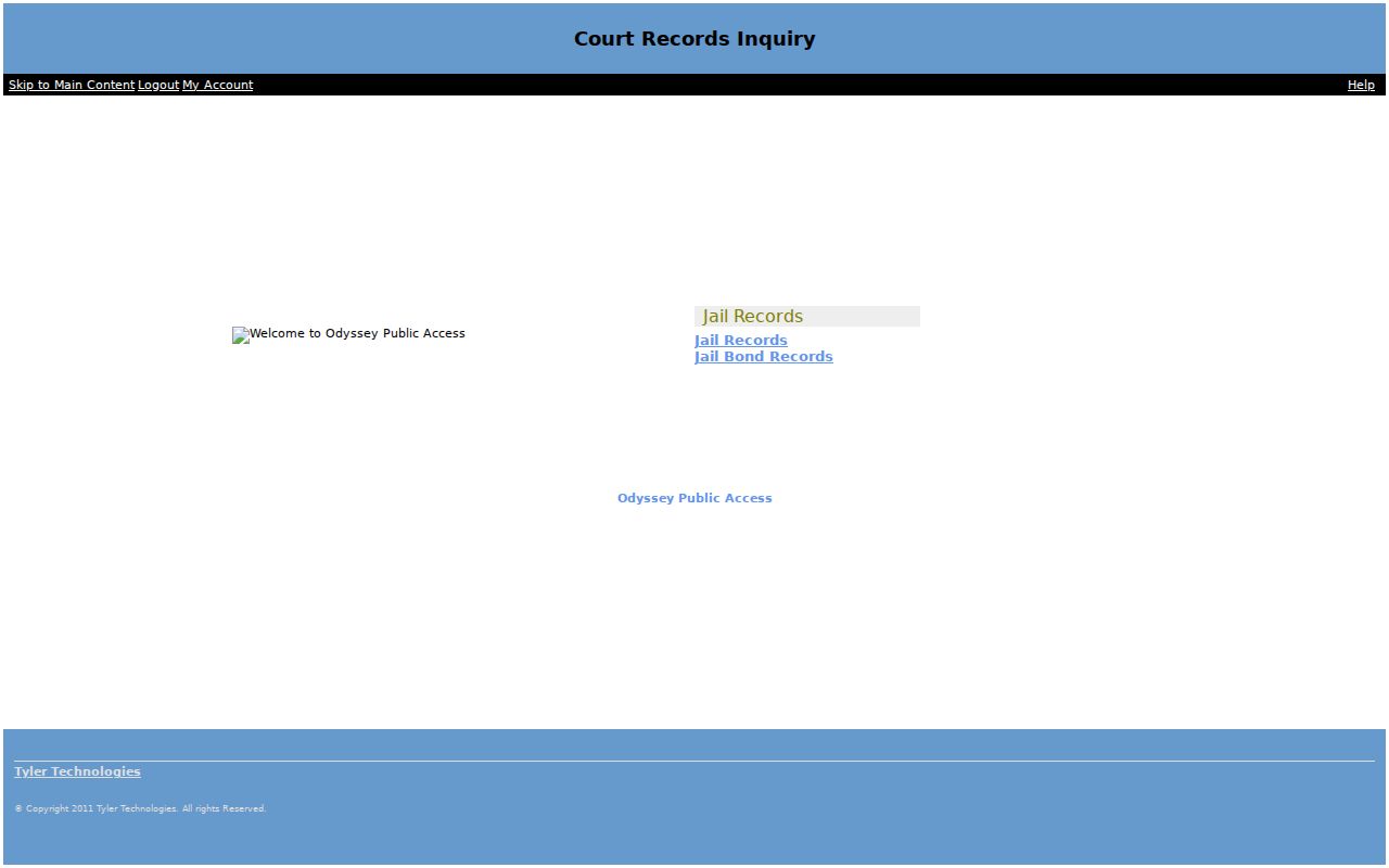 Lowndes County Odyssey Public Access portal landing and access behavior