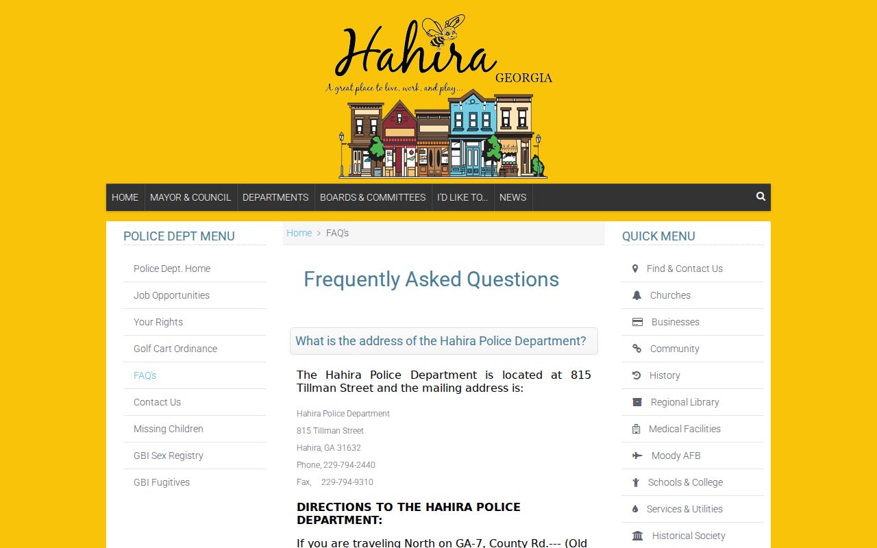 Lowndes County traffic tickets Hahira court instructions
